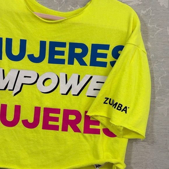 Zumba Neon Yellow Empowerment Tee - Picture 3 of 12